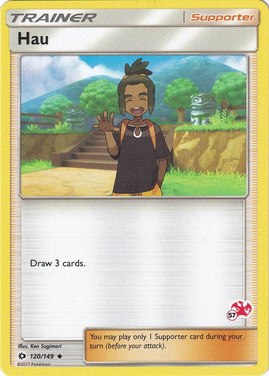 Hau - 120/149 (#57 Charizard Stamped)