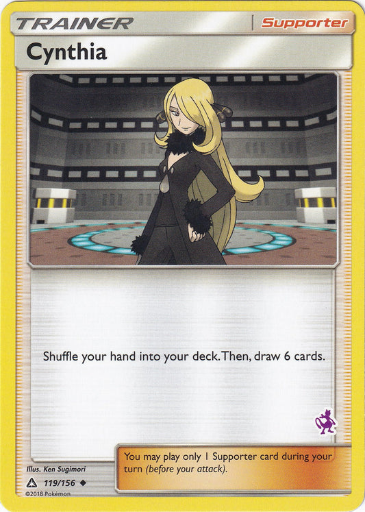Cynthia - 119/156 (Mewtwo Stamped)
