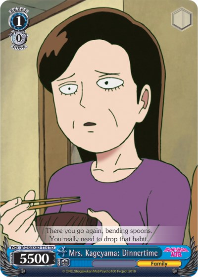 Mrs. Kageyama: Dinnertime