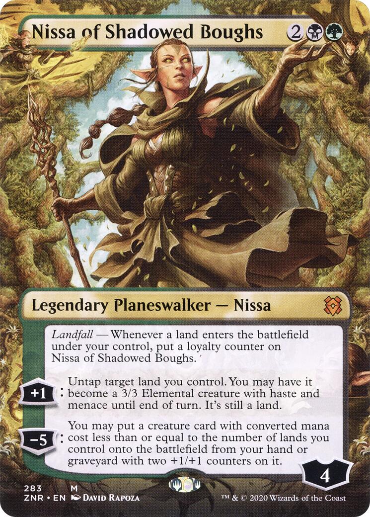 Nissa of Shadowed Boughs (Borderless) [ZNR - 283]