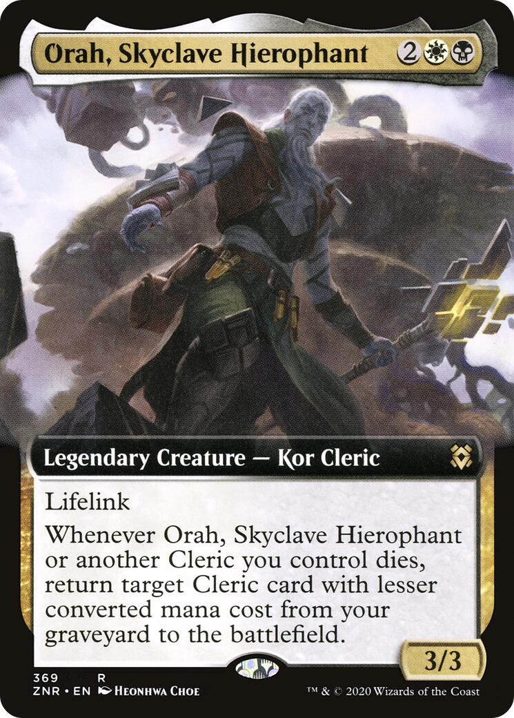 Orah, Skyclave Hierophant (Extended Art) [ZNR - 369]