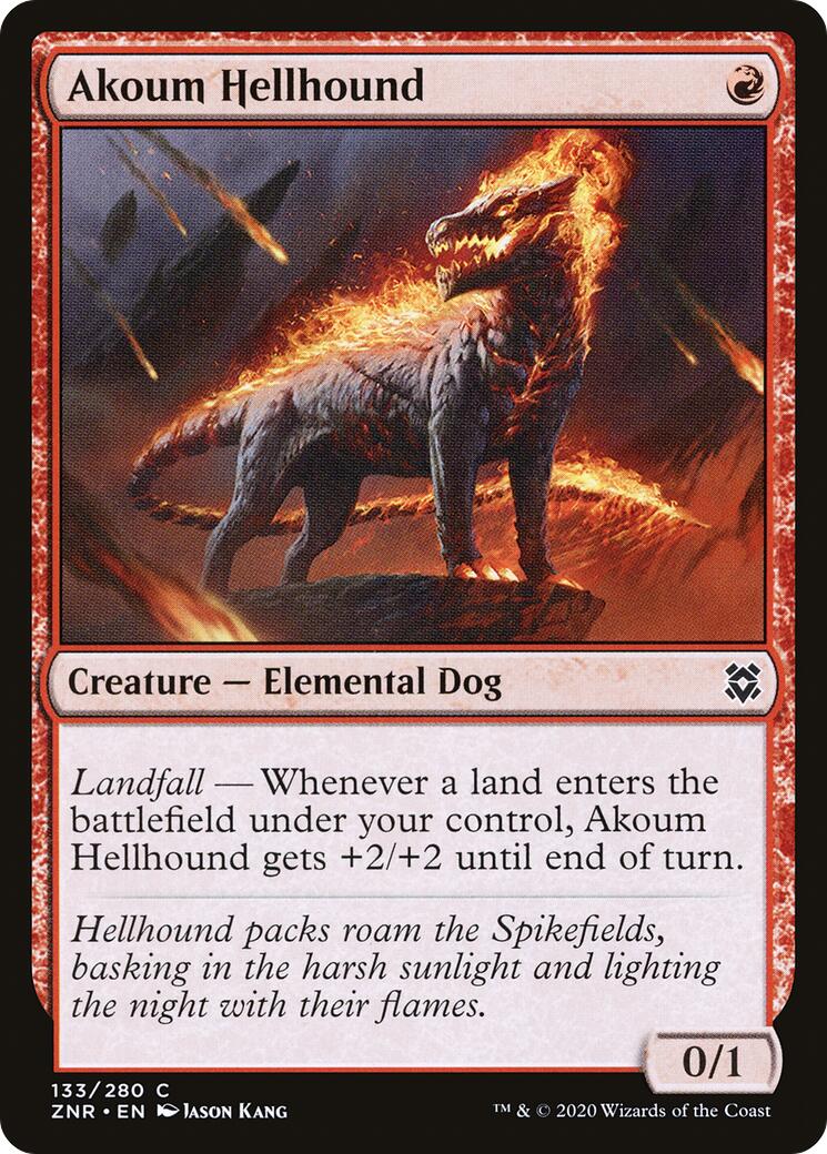 Akoum Hellhound [ZNR - 133]