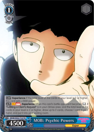 MOB: Psychic Powers