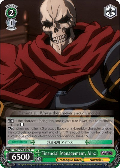 Financial Management, Ainz [OVL/S62 - OVL/S62-E044 C]