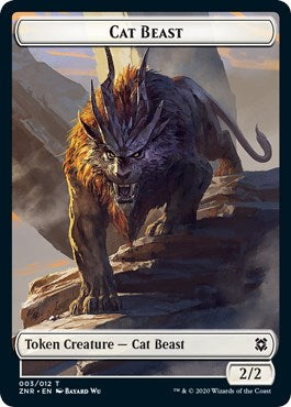 Cat Beast // Plant Double-Sided Token