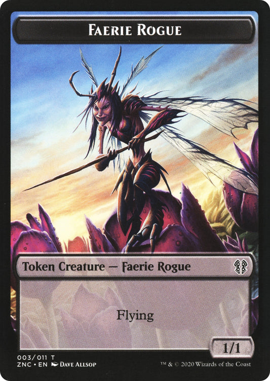 Faerie Rogue // Goblin Rogue Double-Sided Token