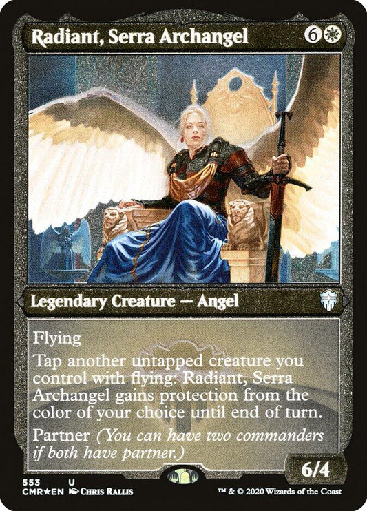 Radiant, Serra Archangel (Foil Etched) [CMR - 553]