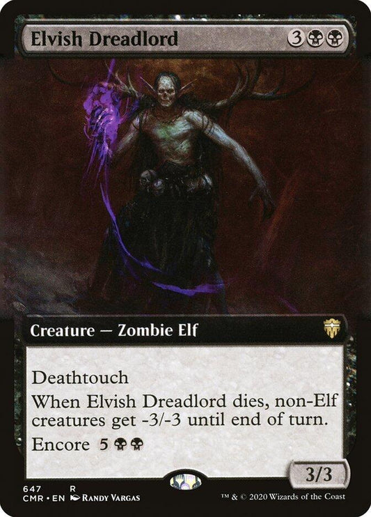 Elvish Dreadlord (Extended Art) [CMR - 647]