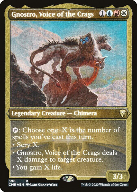 Gnostro, Voice of the Crags (Foil Etched) [CMR - 596]