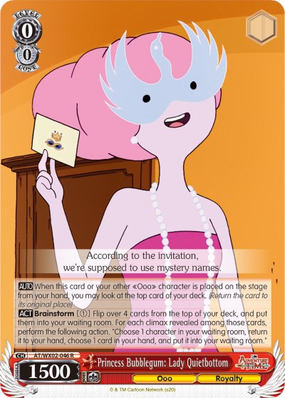 Princess Bubblegum: Lady Quietbottom [AT/WX02 - AT/WX02-046 R]