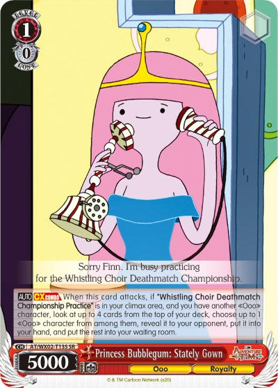 Princess Bubblegum: Stately Gown (SR) [AT/WX02 - AT/WX02-T13S SR]