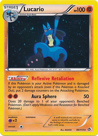 Lucario - 80/113 (Cosmos Holo)