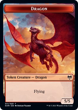 Dragon // Thopter Double-Sided Token