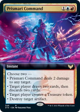 Prismari Command (Extended Art) [STX - 348]