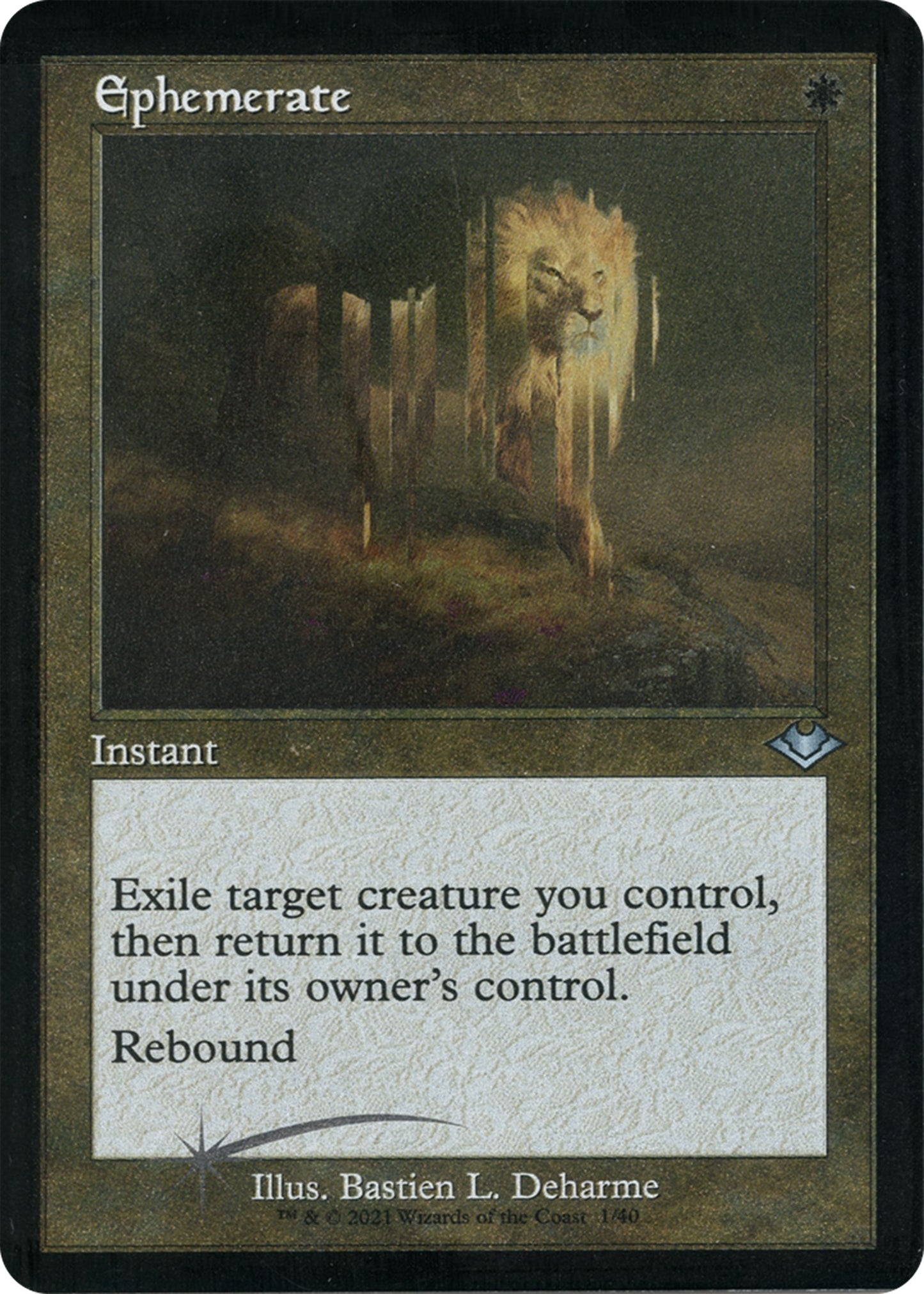 Ephemerate (Retro Frame) (Foil Etched)