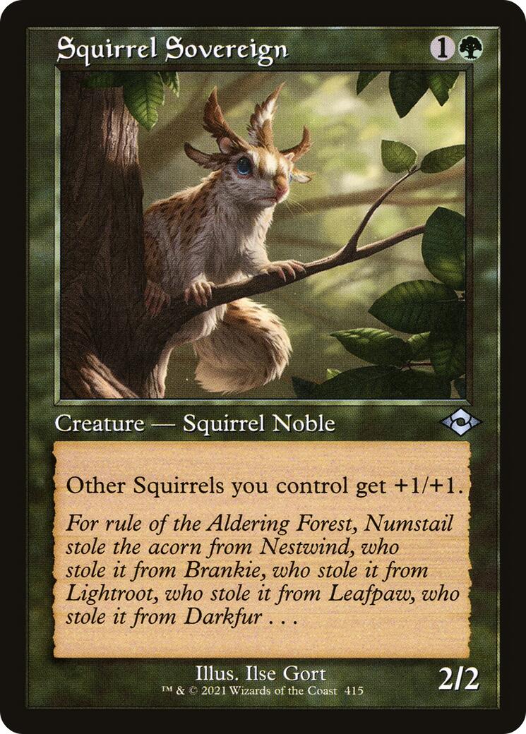 Squirrel Sovereign (Retro Frame) [MH2 - 415]