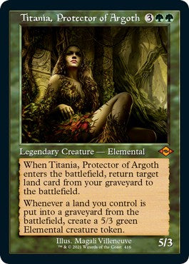 Titania, Protector of Argoth (Retro Frame) (Foil Etched) [MH2 - 416]