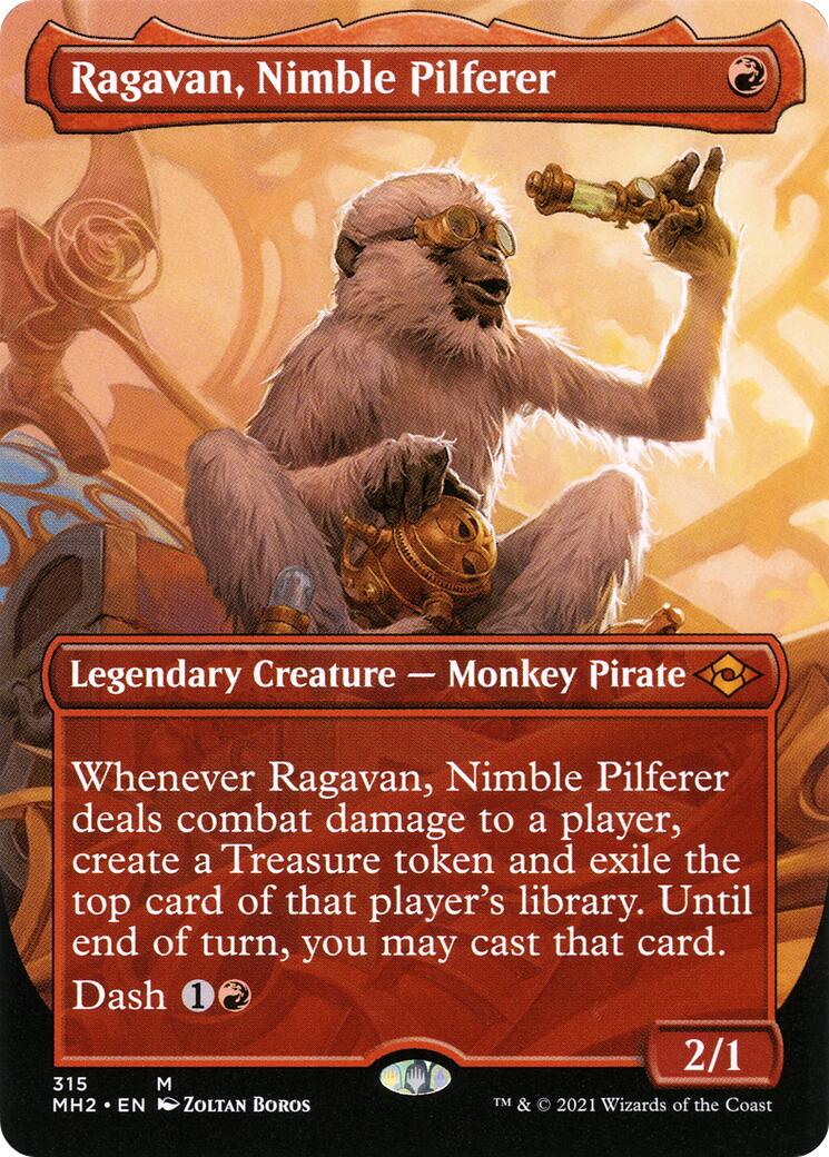 Ragavan, Nimble Pilferer (Borderless) [MH2 - 315]