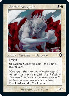 Marble Gargoyle (Retro Frame) (Foil Etched) [MH2 - 382]