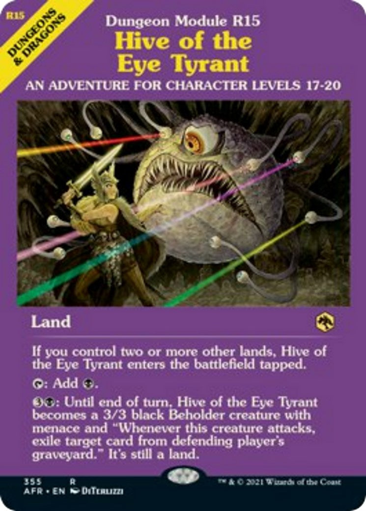 Hive of the Eye Tyrant (Dungeon Module) [AFR - 355]