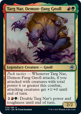 Targ Nar, Demon-Fang Gnoll [AFR - 234]