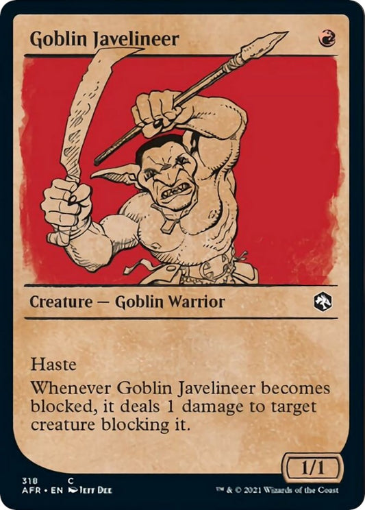 Goblin Javelineer (Showcase) [AFR - 318]