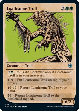 Loathsome Troll (Showcase) [AFR - 327]