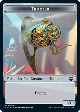 Thopter // Treasure Double-Sided Token