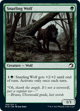 Snarling Wolf [MID - 199]