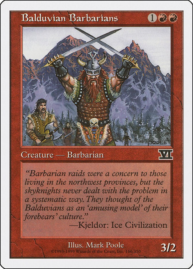 Balduvian Barbarians [6ED - 166]