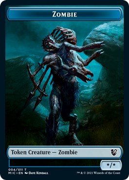 Zombie (004) // Zombie (005) Double-Sided Token