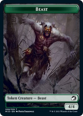 Beast // Spider (011) Double-Sided Token