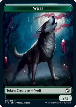 Wolf // Spider Double-Sided Token