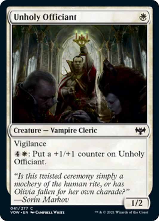 Unholy Officiant [VOW - 41]