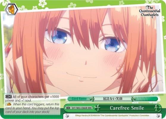 Carefree Smile (RRR)