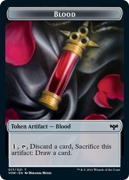 Blood // Emblem - Chandra, Dressed to Kill Double-Sided Token