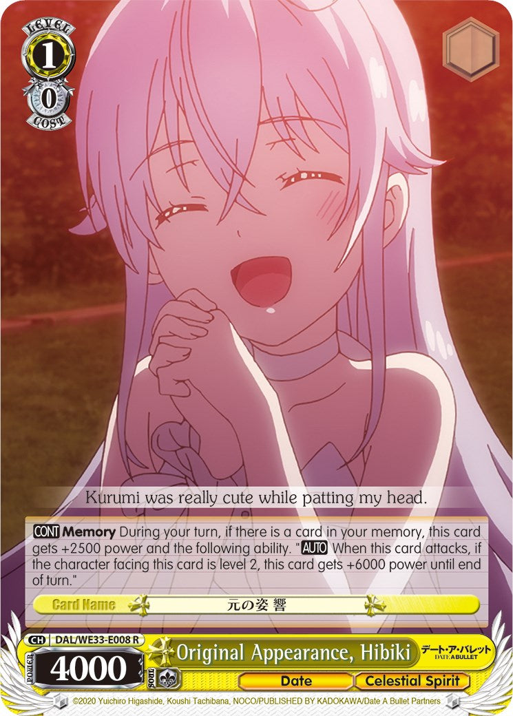 Original Appearance, Hibiki (Parallel Foil)