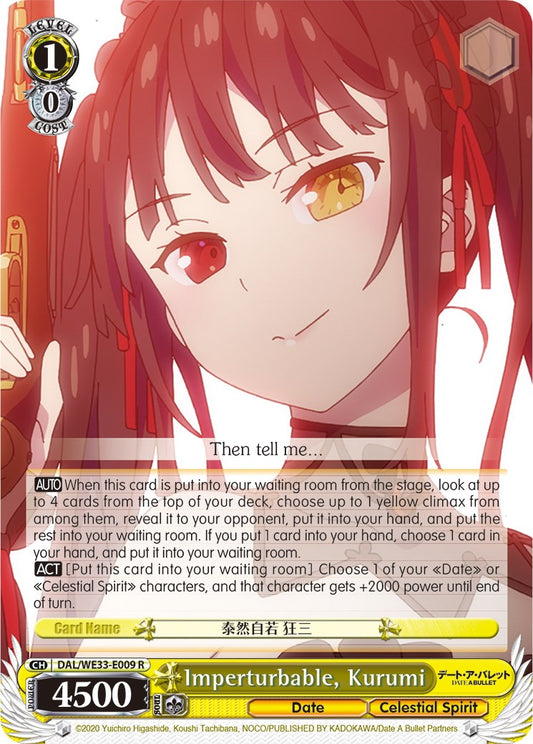 Imperturbable, Kurumi