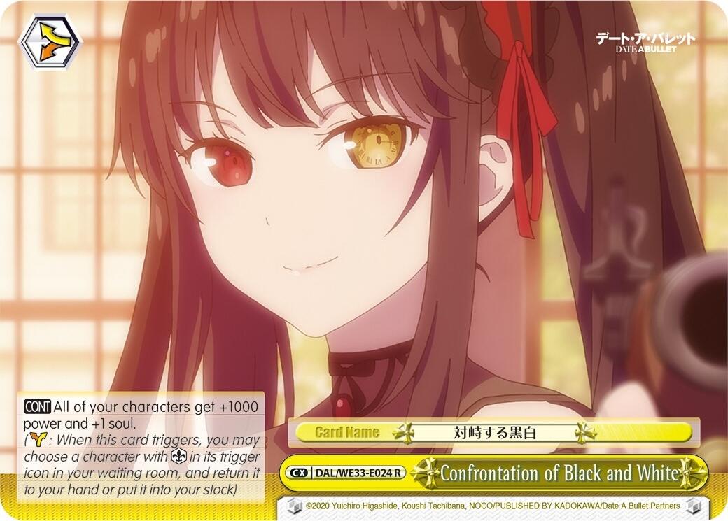 Confrontation of Black and White