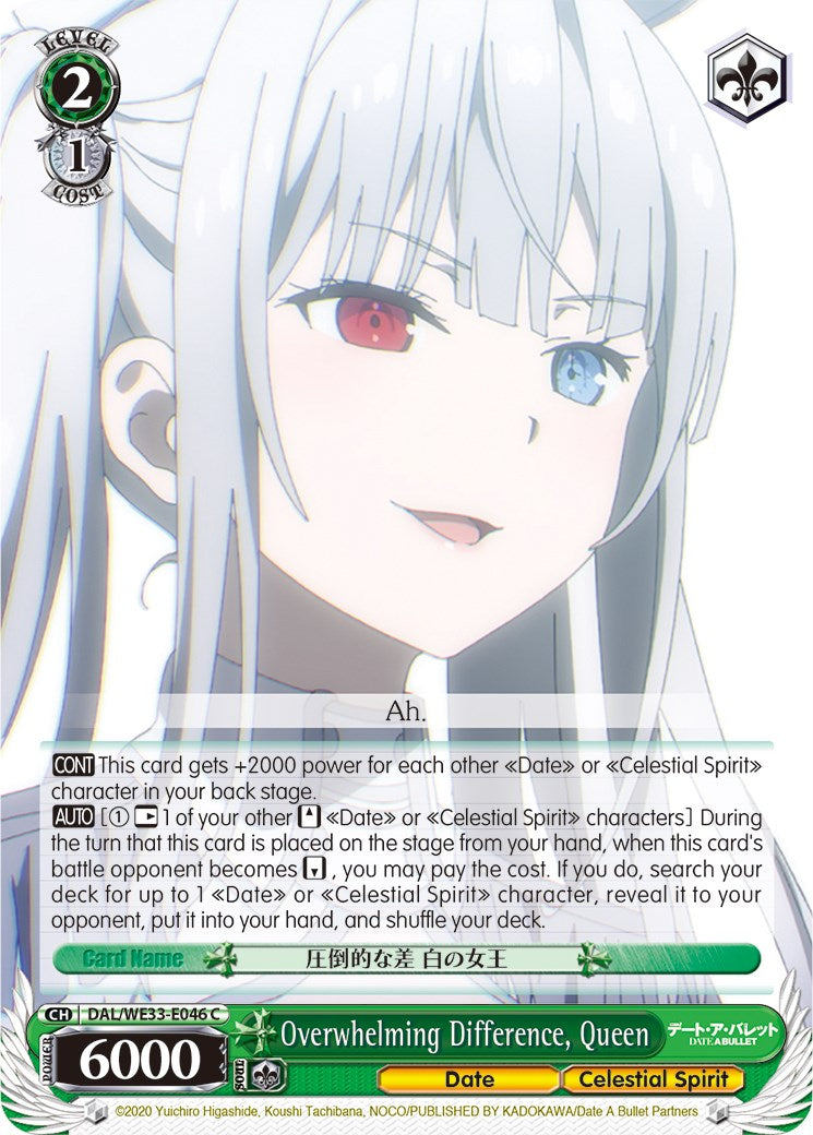 Overwhelming Difference, Queen