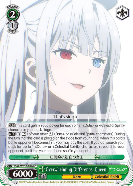 Overwhelming Difference, Queen (Parallel Foil)