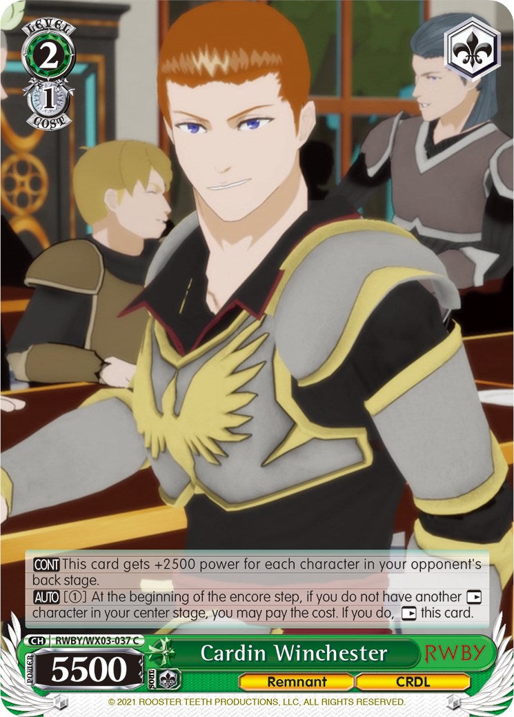 Cardin Winchester [RWBY/WX03 - RWBY/WX03-037 C]