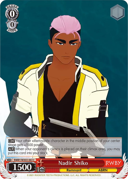 Nadir Shiko [RWBY/WX03 - RWBY/WX03-063 C]