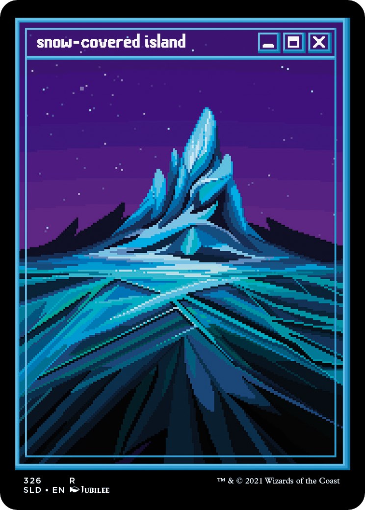 Snow-Covered Island (PixelSnowLands.jpg)
