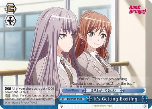 It's Getting Exciting