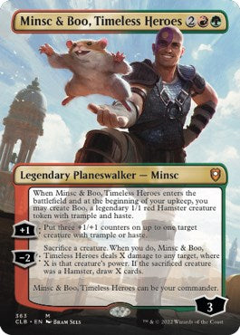 Minsc & Boo, Timeless Heroes (Borderless) [CLB - 363]