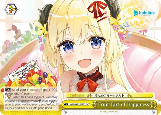 Fruit Tart of Happiness [HOL/W91 - HOL/W91-E031 CC]