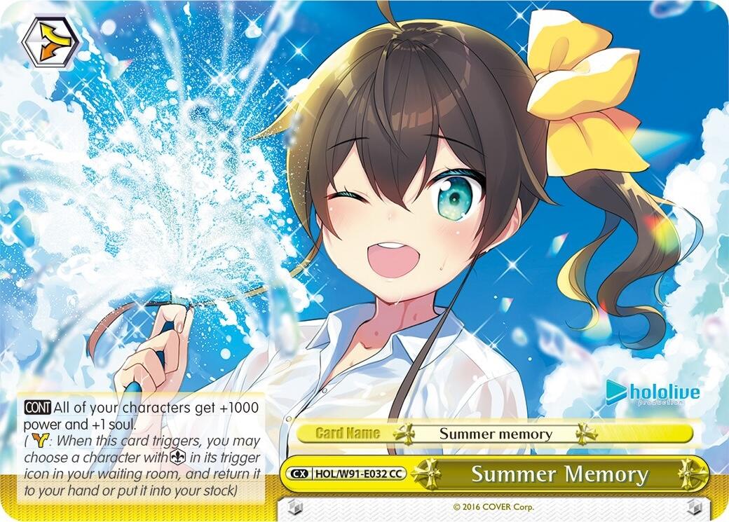 Summer Memory [HOL/W91 - HOL/W91-E032 CC]