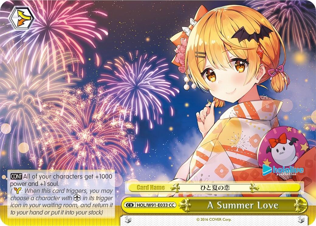 A Summer Love [HOL/W91 - HOL/W91-E033 CC]