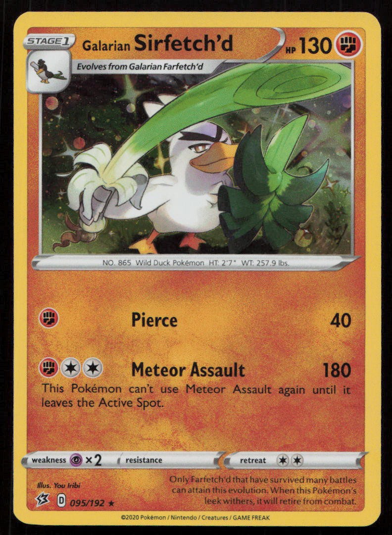 Galarian Sirfetch'd - 095/192 (Cosmos Holo)